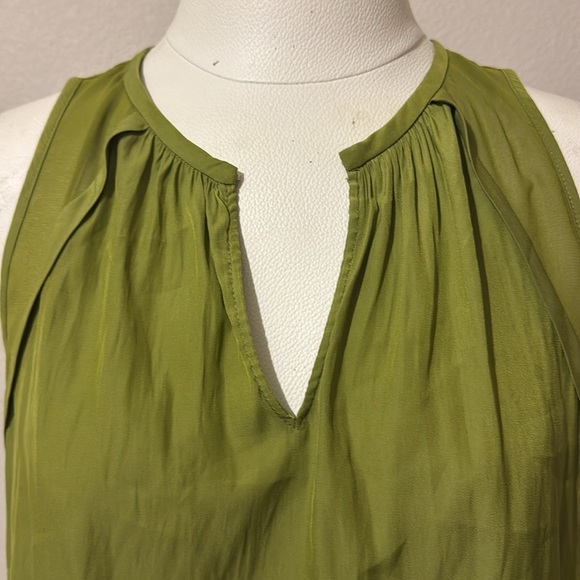 Ramy Brook Green Asymmetrical High-Low Sundress - Picture 5 of 9